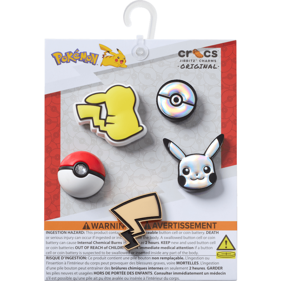 Crocs Exclusive | Elevated Pokemon 5 Pack Jibbitz Shoe Charm