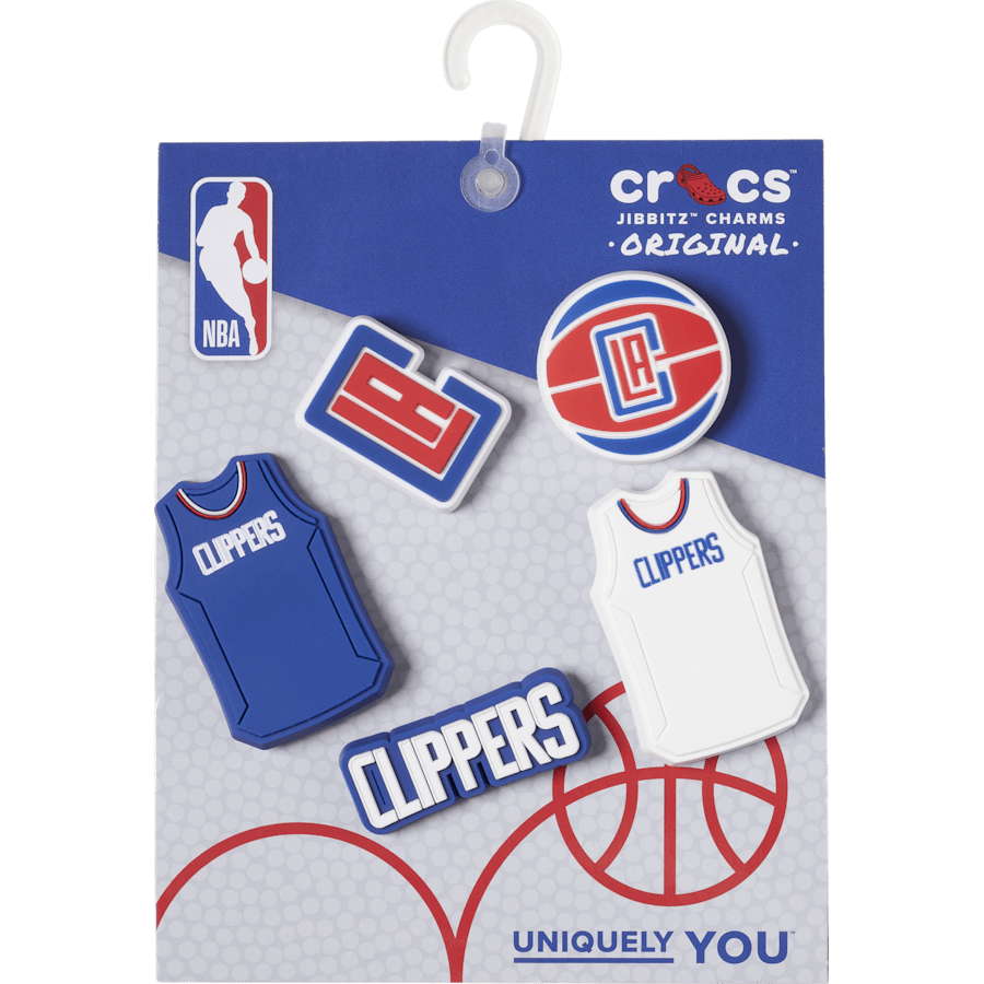 Crocs Recommended | NBA Los Angeles Clippers 5 Pack Jibbitz™ charms