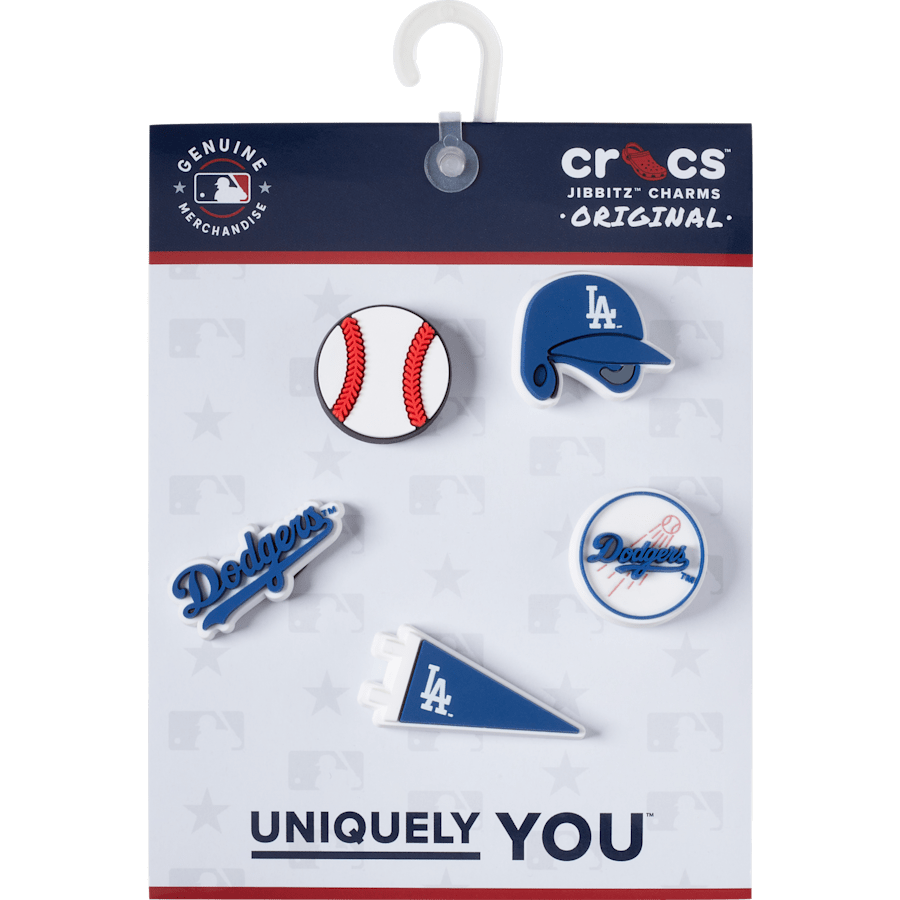 Crocs Top Pick | MLB Los Angeles Dodgers 5pck Jibbitz™ charms