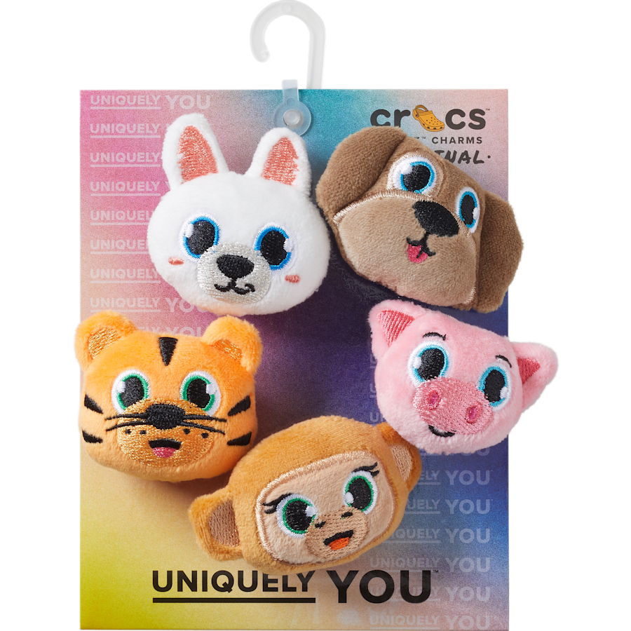 Crocs Value | Fuzzy Animal 5 Pack Jibbitz™ charms