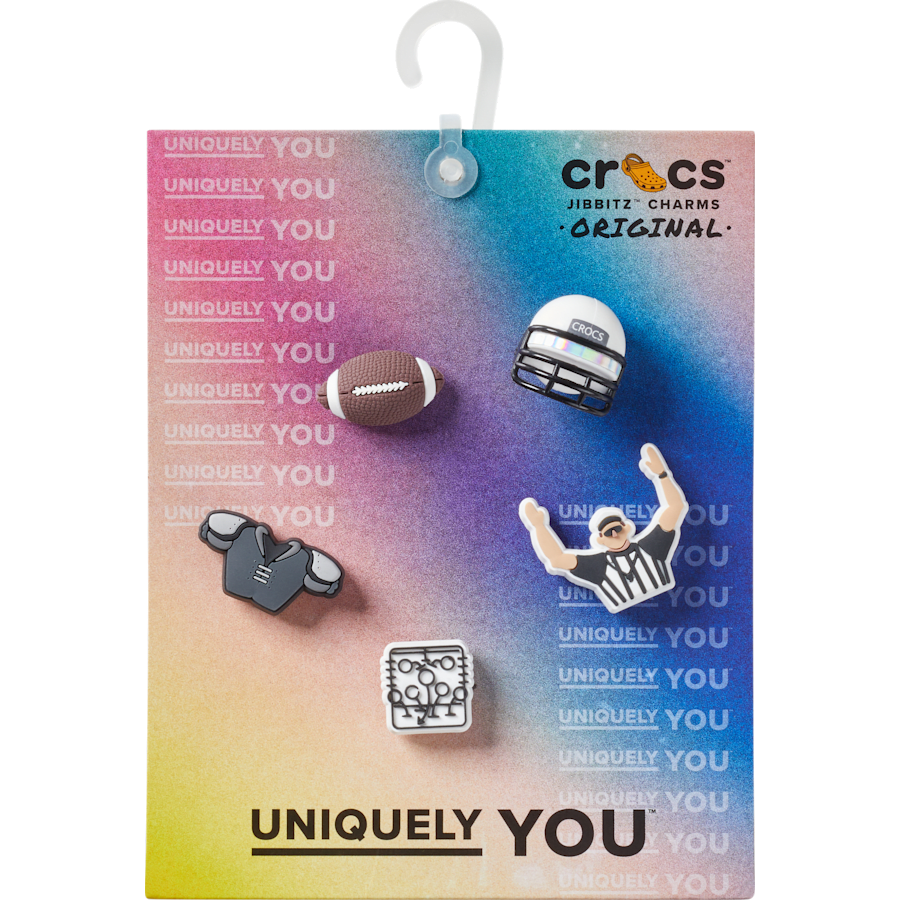 Crocs Premium | Football Team 5 Pack Jibbitz™ charms