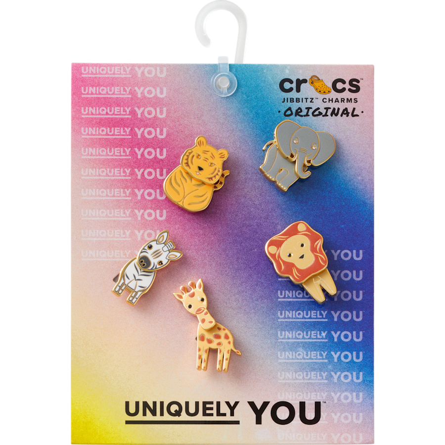 Crocs New | Enamel Safari 5 Pack Jibbitz™ charms