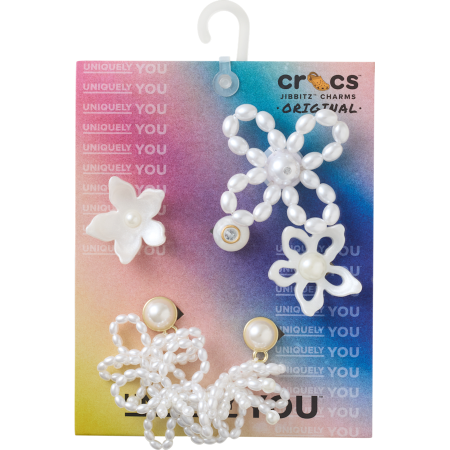 Crocs Discount | White Pearl Beaded 5 Pack Jibbitz™ charms