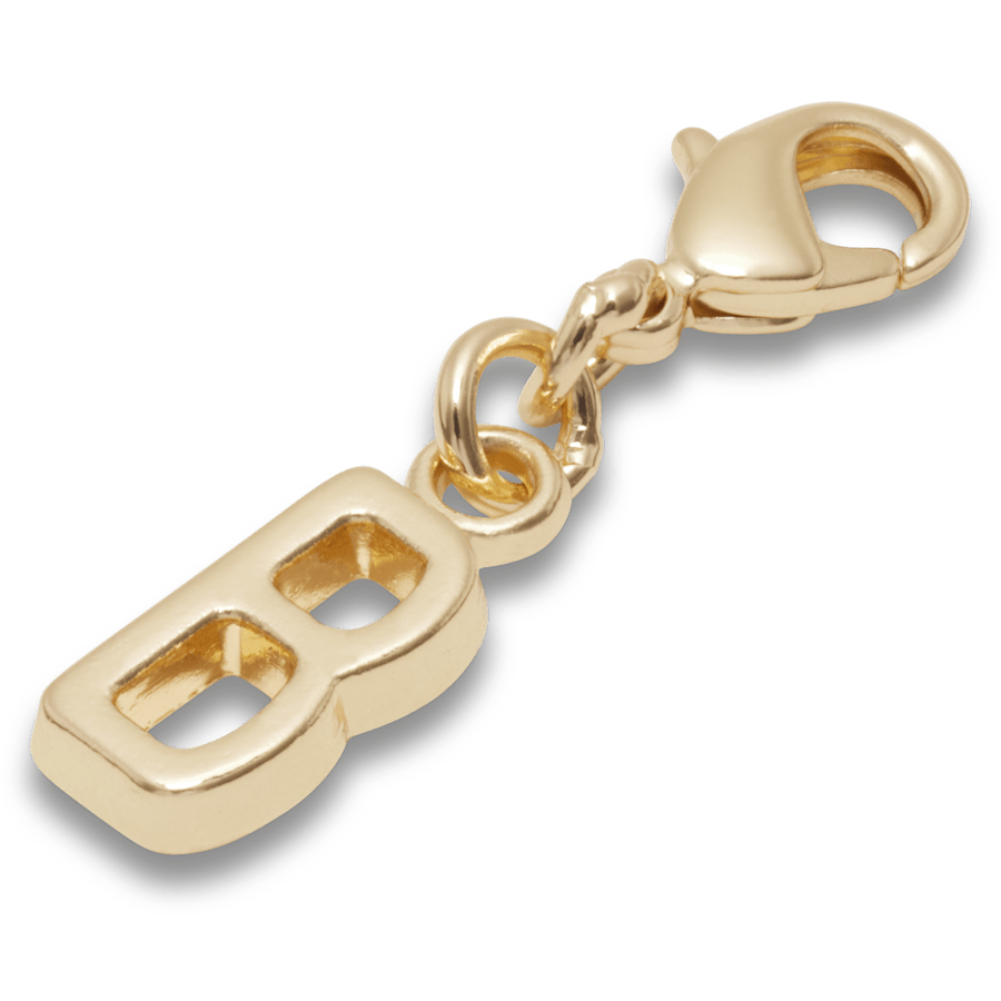 Crocs Premium | Gold Letter B Charm Jibbitz™ charms
