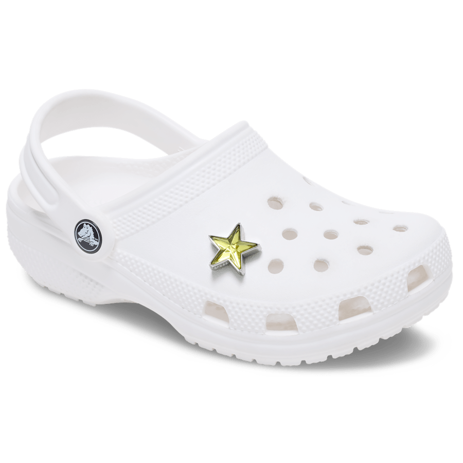 Crocs Smart Buy | Silver and Green SMT Gem Star Jibbitz™ charms