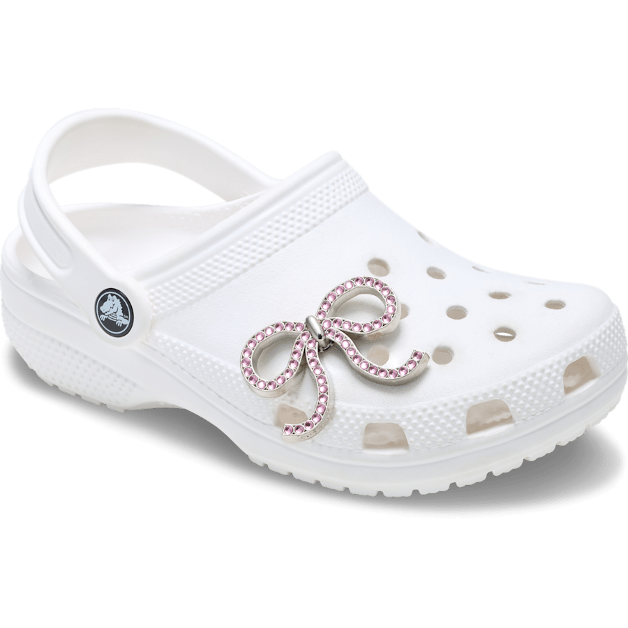 Crocs Trending | Pink Glittery Bow Jibbitz™ charms