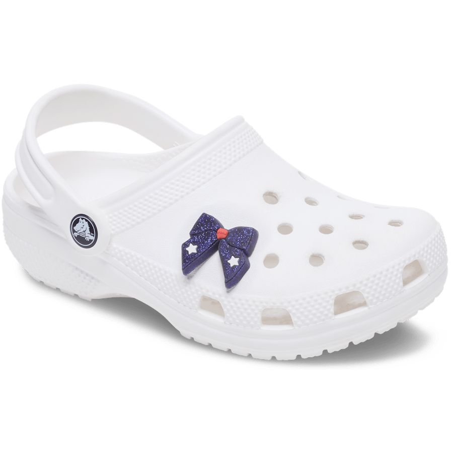 Crocs Exclusive | Glittery Blue Bow Jibbitz™ charms