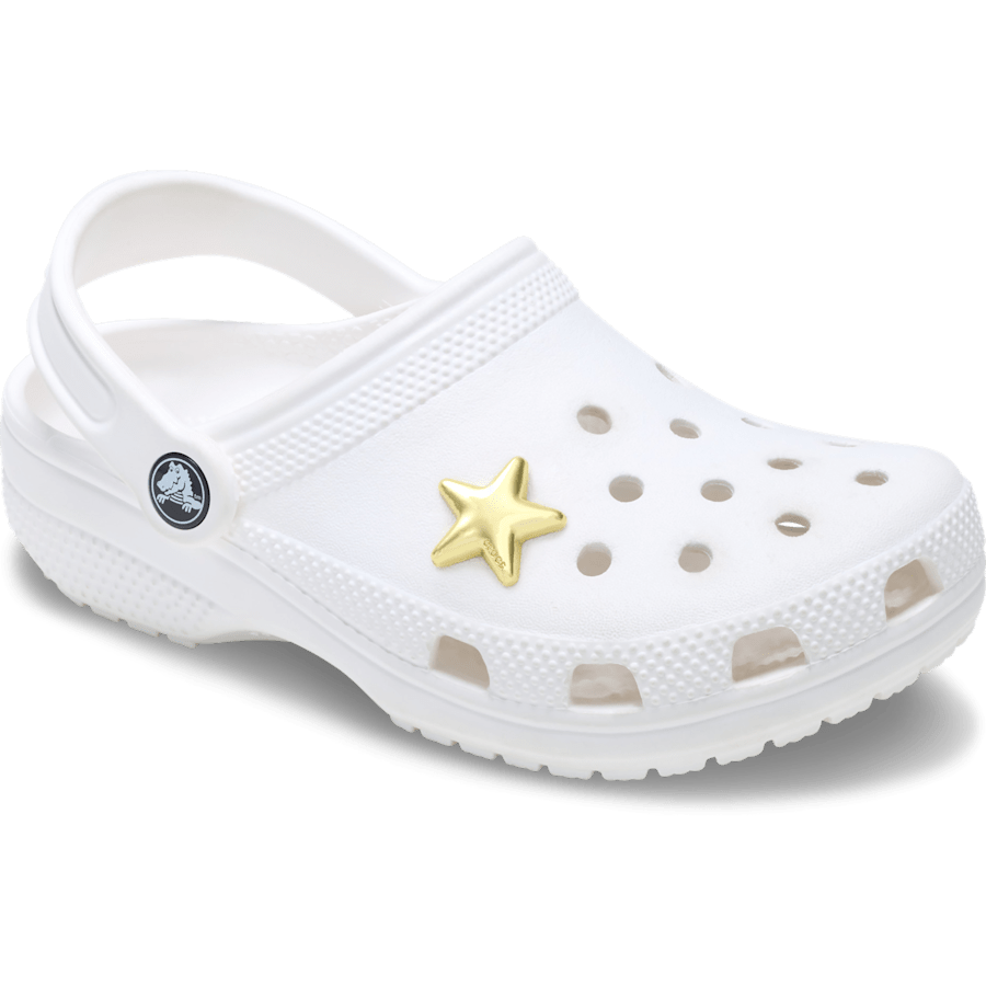 Crocs Premium | Gold Bubble Star Jibbitz™ charms