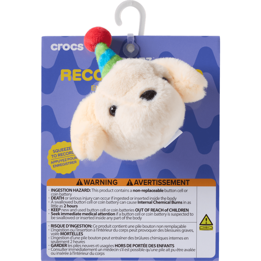 Crocs Classic | Record Your Own Sound Birthday Jibbitz™ charms