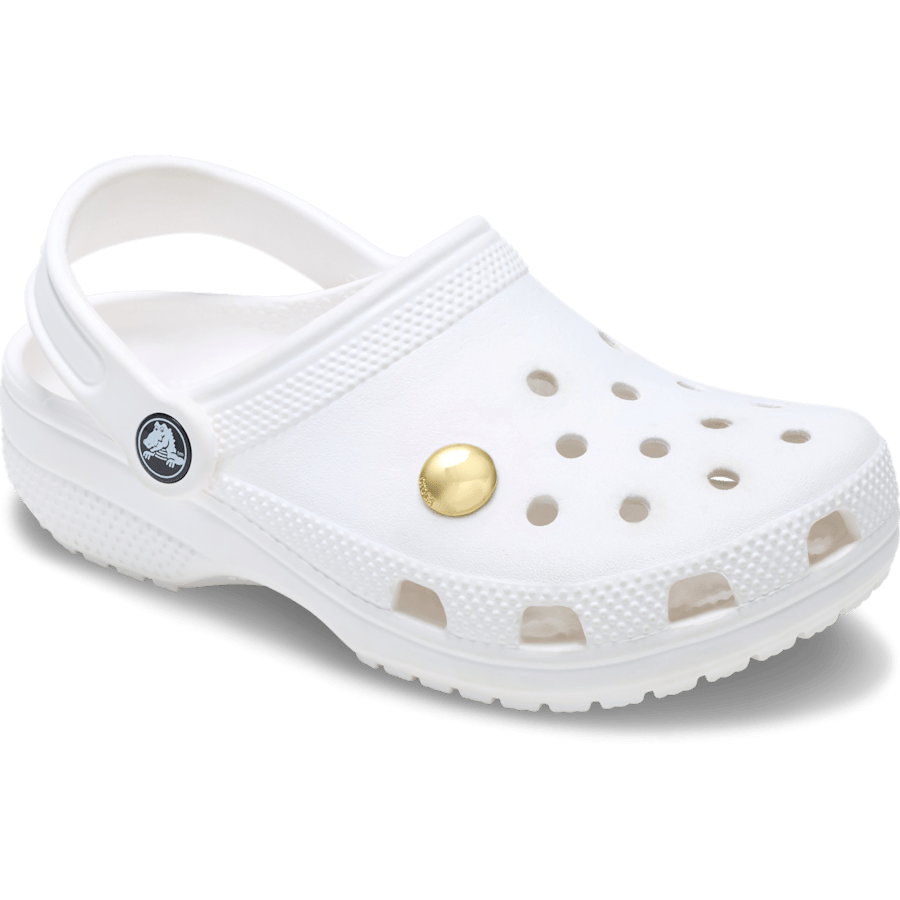 Crocs New | Large Gold Circle Stud Jibbitz™ charms