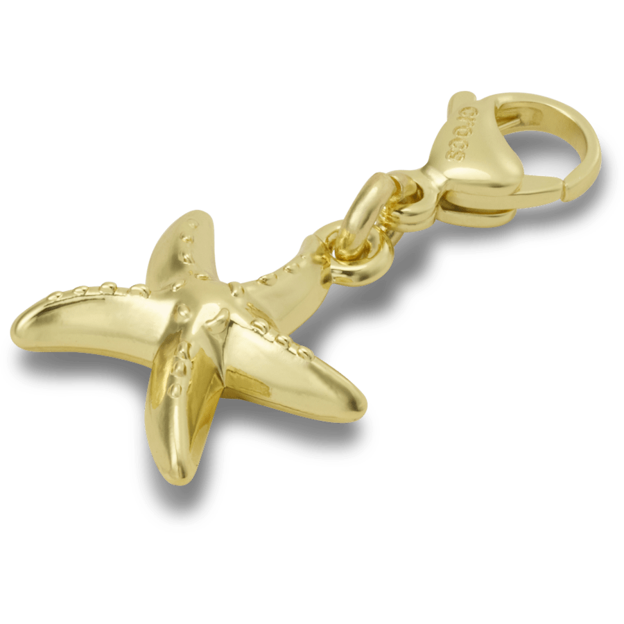 Crocs Everyday | Gold Starfish Charm Jibbitz charm