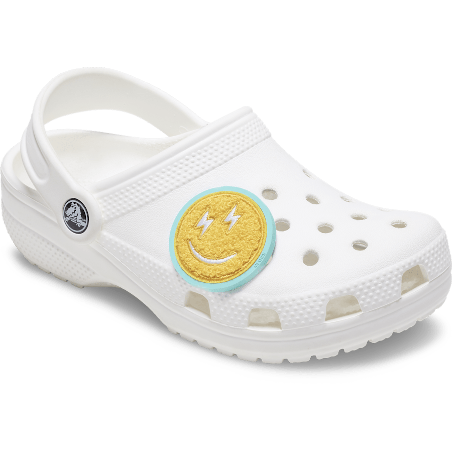 Crocs Quality | Mega Chenille Happy Face Jibbitz™ charms