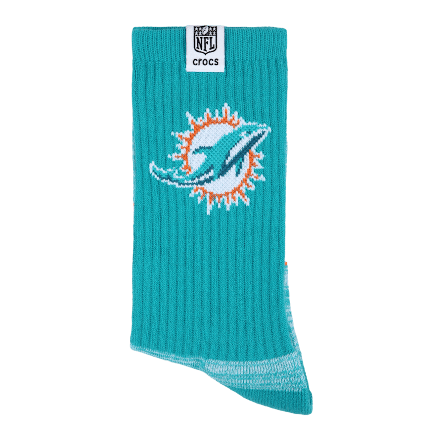Crocs Customer Favorite | NFL Miami Dolphins Crocs Socks