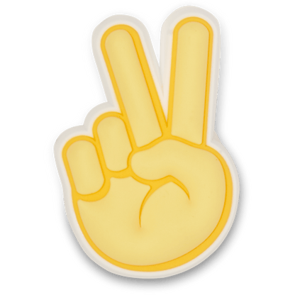 Crocs Popular | Peace Hand Sign Jibbitz Shoe Charm