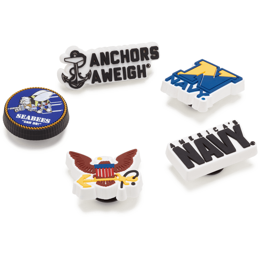 Crocs Signature | Armed Forces US Navy 5Pck Jibbitz Shoe Charm