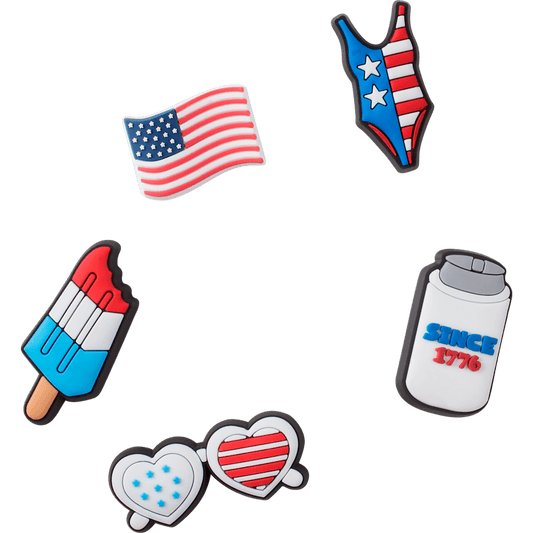 Crocs Classic | USA 5 Pack Jibbitz Shoe Charm