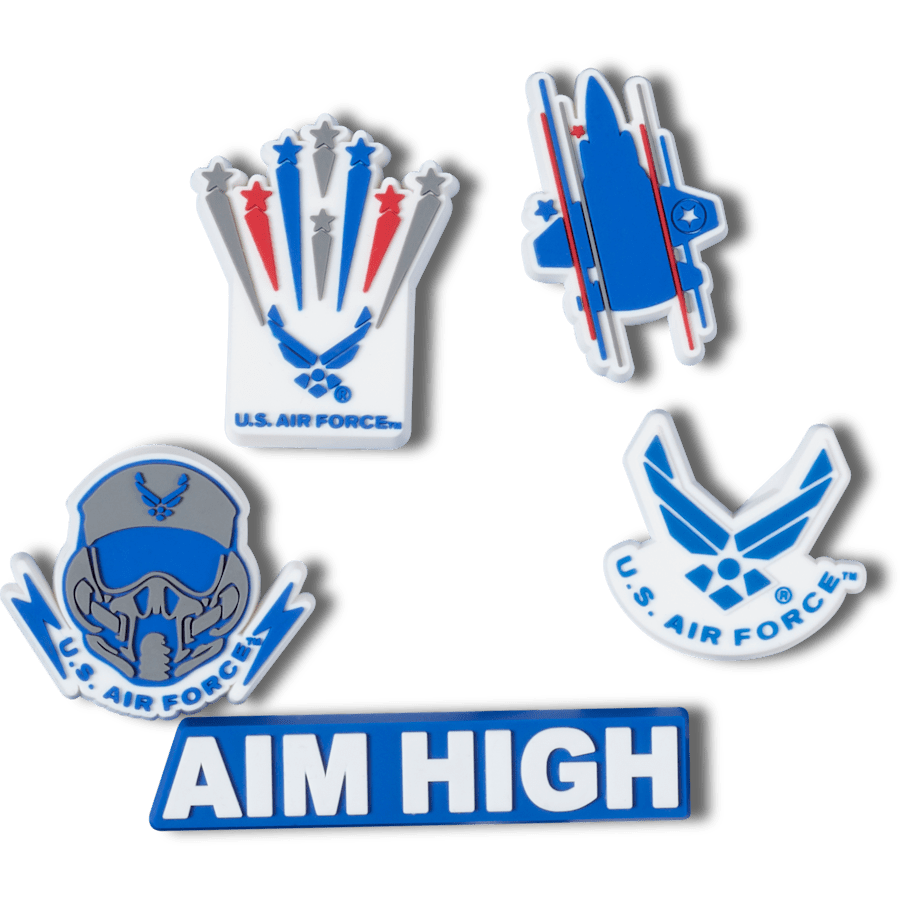 Crocs Premium | Armed Forces US Air Force 5Pck Jibbitz Shoe Charm