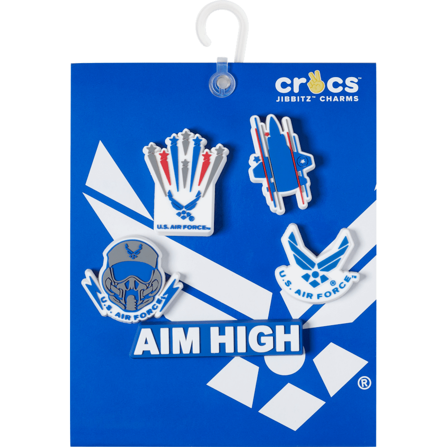 Crocs Premium | Armed Forces US Air Force 5Pck Jibbitz Shoe Charm