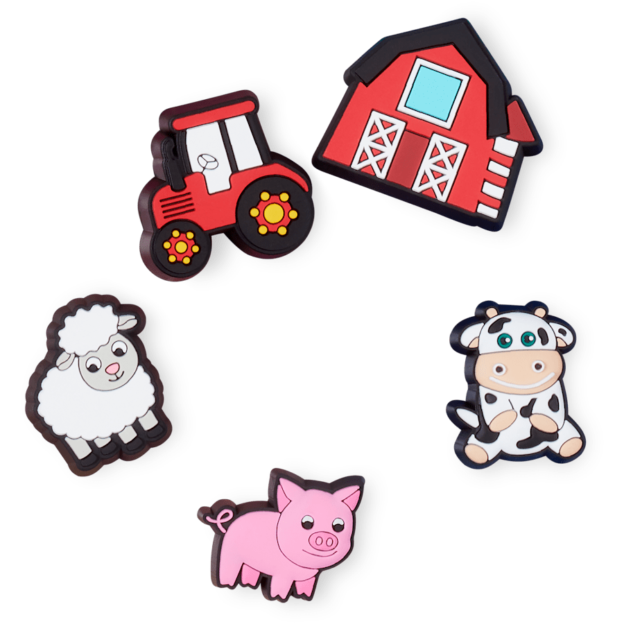Crocs Top Pick | Cutesey Farm Animal 5 Pack Jibbitz Shoe Charm