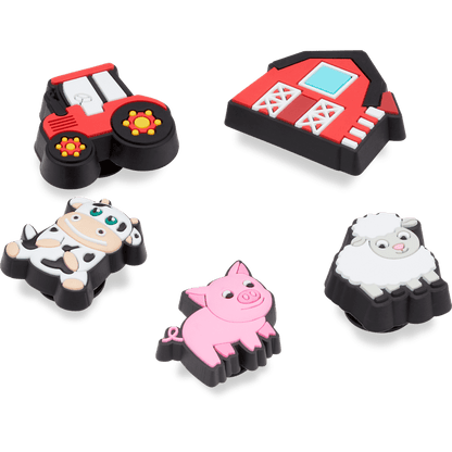 Crocs Top Pick | Cutesey Farm Animal 5 Pack Jibbitz Shoe Charm