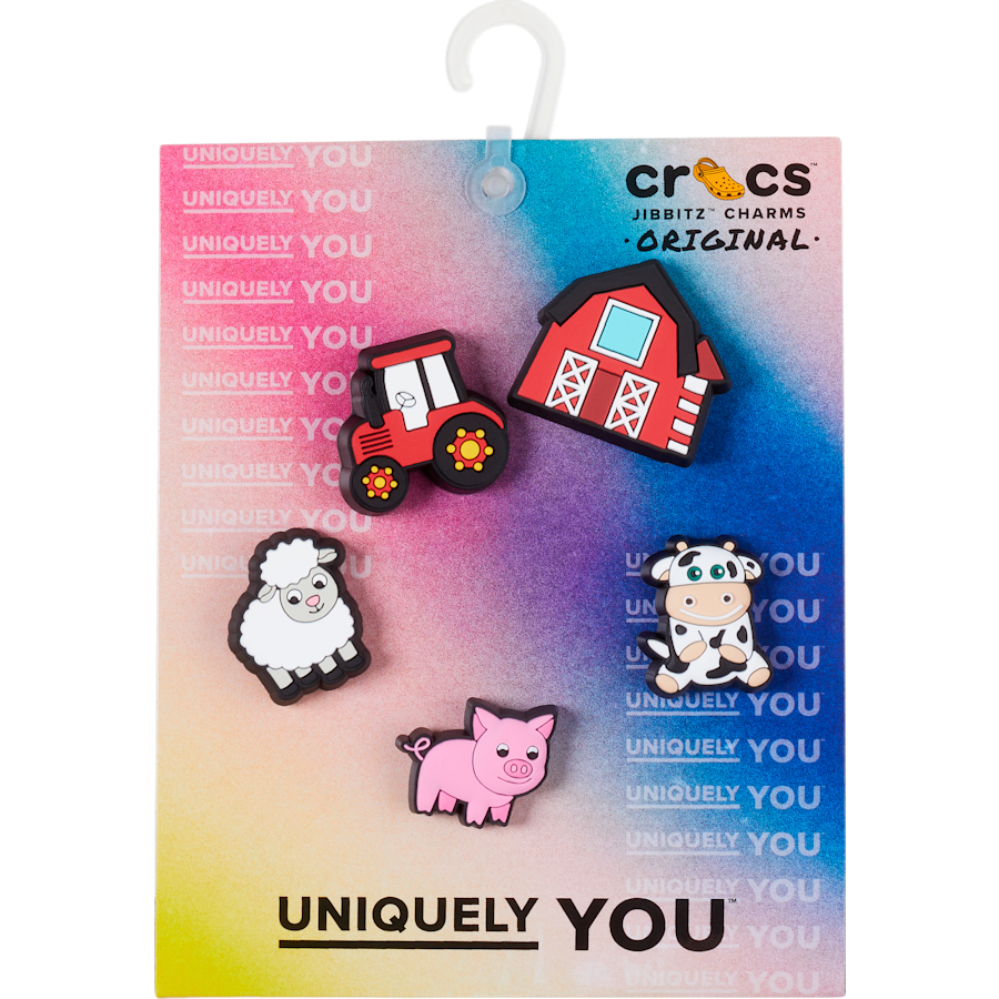 Crocs Top Pick | Cutesey Farm Animal 5 Pack Jibbitz Shoe Charm