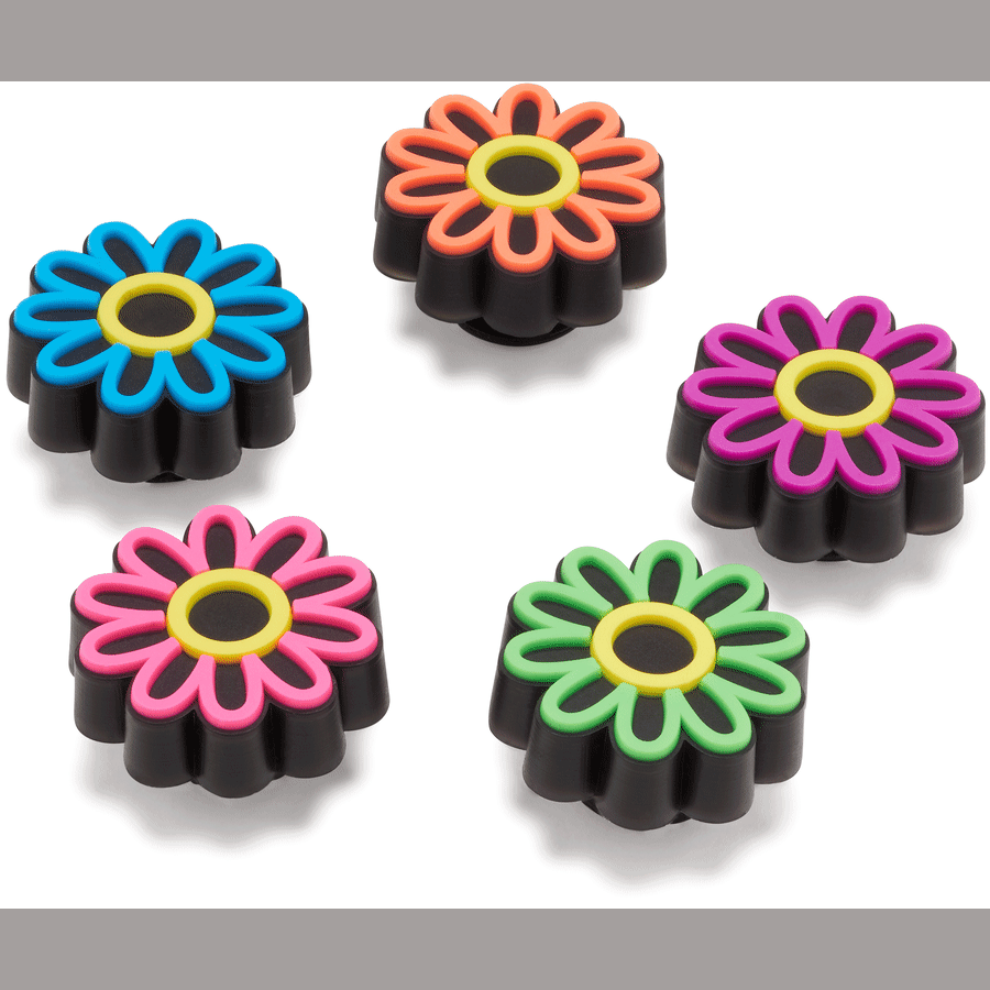 Crocs Value | Lights Up Daisy 5 Pack Jibbitz Shoe Charm
