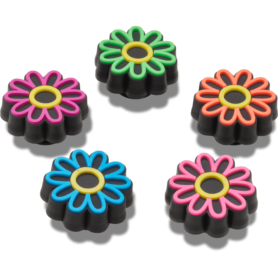 Crocs Value | Lights Up Daisy 5 Pack Jibbitz Shoe Charm