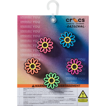 Crocs Value | Lights Up Daisy 5 Pack Jibbitz Shoe Charm