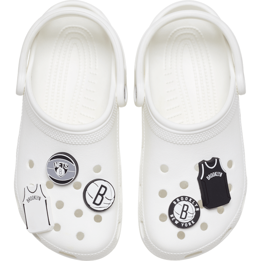 Crocs Signature | NBA Brooklyn Nets 5 Pack Jibbitz™ charms