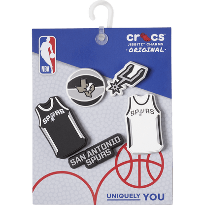Crocs Premium | NBA San Antonio Spurs 5 Pack Jibbitz™ charms