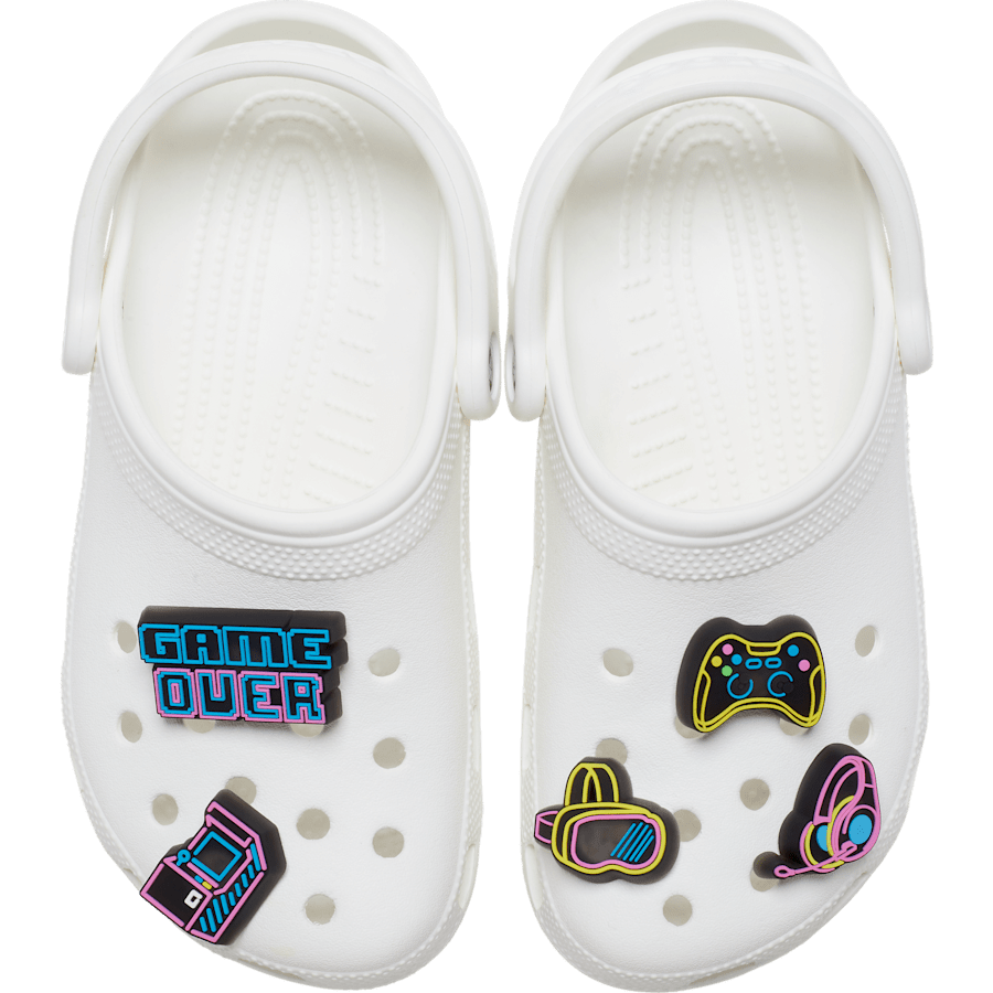 Crocs Essential | Lights Up Neon Gamer 5 Pack Jibbitz™ charms