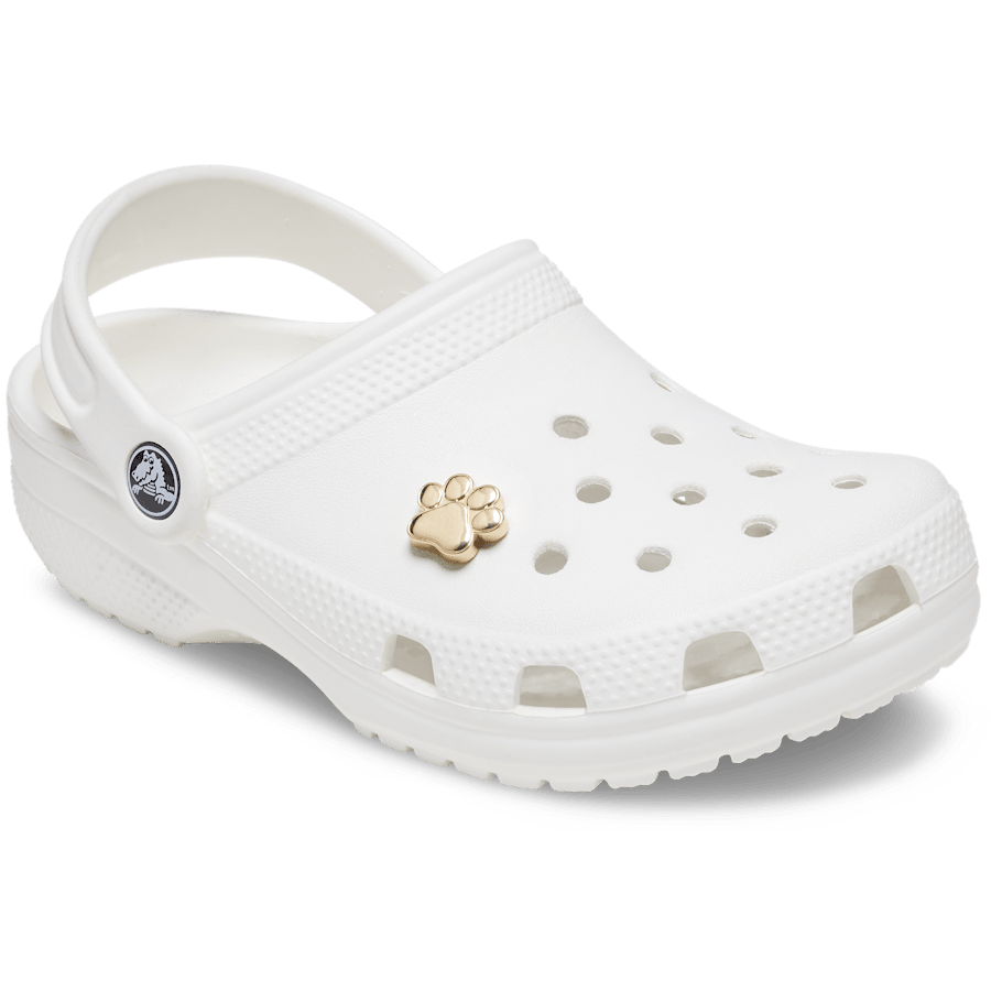 Crocs Great Value | Gold Dog Paw Jibbitz™ charms