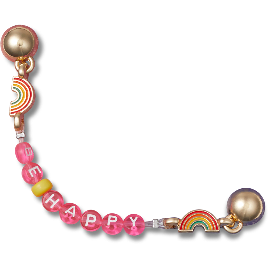 Crocs Customer Favorite | Be Happy Chain Jibbitz™ charms