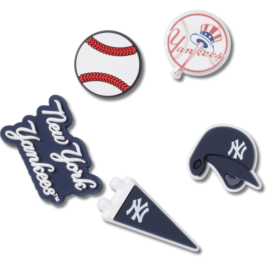 Crocs Quality | MLB New York Yankees 5 Pack Jibbitz™ charms