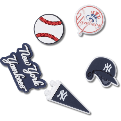 Crocs Quality | MLB New York Yankees 5 Pack Jibbitz™ charms