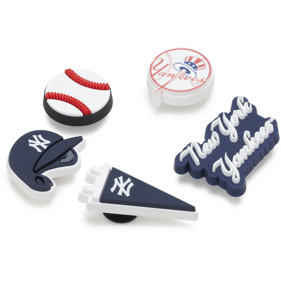 Crocs Quality | MLB New York Yankees 5 Pack Jibbitz™ charms