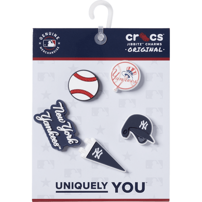 Crocs Quality | MLB New York Yankees 5 Pack Jibbitz™ charms