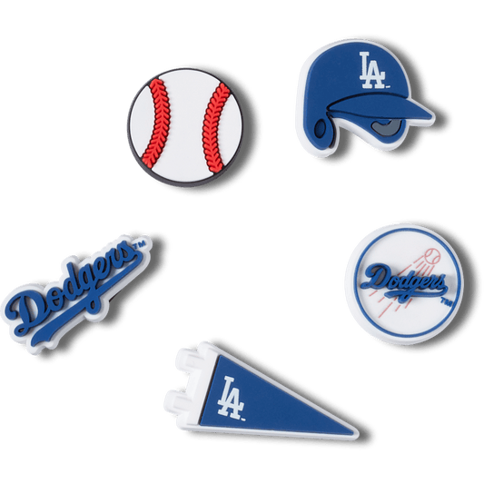 Crocs Top Pick | MLB Los Angeles Dodgers 5pck Jibbitz™ charms