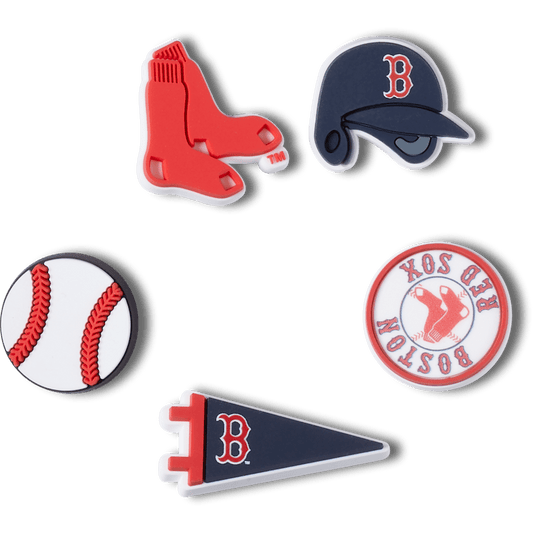 Crocs New | MLB Boston Red Sox 5pck Jibbitz™ charms