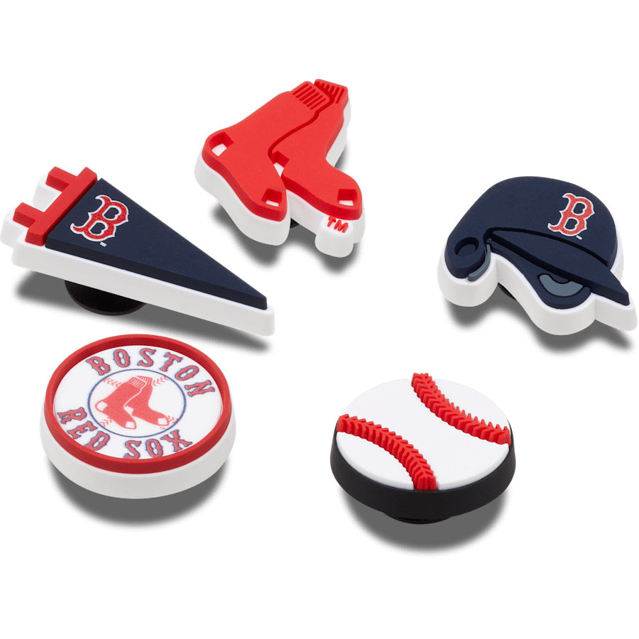 Crocs New | MLB Boston Red Sox 5pck Jibbitz™ charms