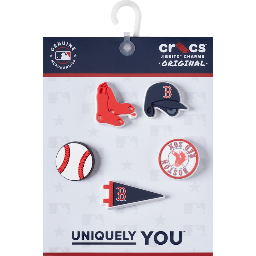 Crocs New | MLB Boston Red Sox 5pck Jibbitz™ charms