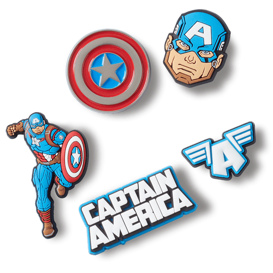 Crocs Best Price | Captain America 5 Pack Jibbitz™ charms
