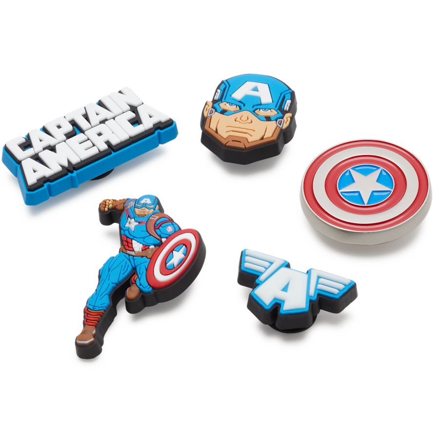 Crocs Best Price | Captain America 5 Pack Jibbitz™ charms