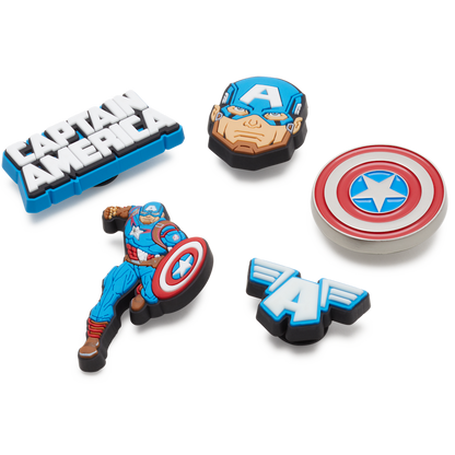 Crocs Best Price | Captain America 5 Pack Jibbitz™ charms