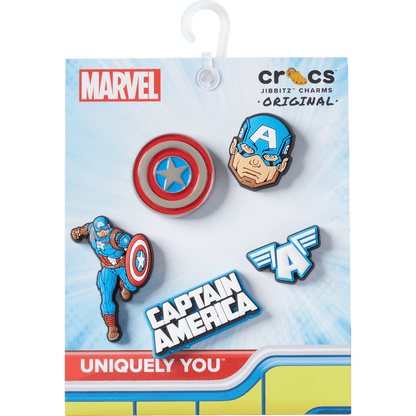 Crocs Best Price | Captain America 5 Pack Jibbitz™ charms