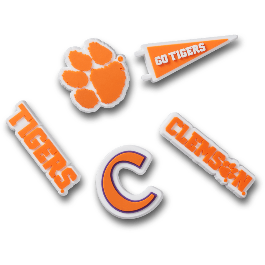 Crocs Popular | Clemson Univ 5 Pack Jibbitz™ charms