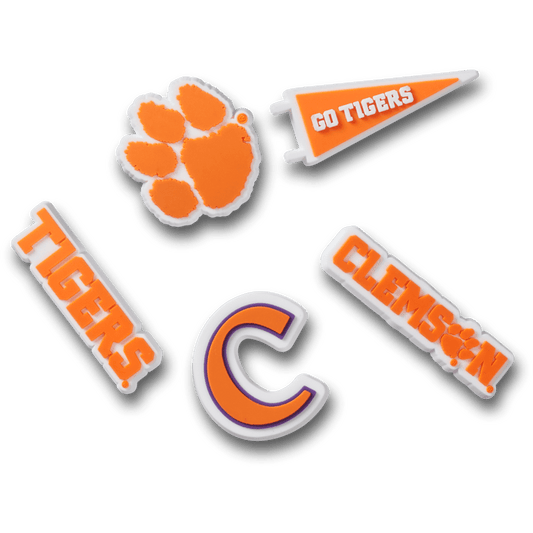 Crocs Popular | Clemson Univ 5 Pack Jibbitz™ charms