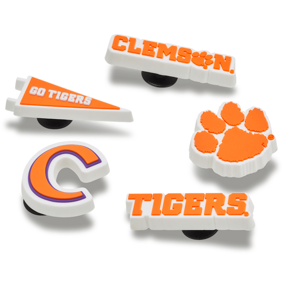 Crocs Popular | Clemson Univ 5 Pack Jibbitz™ charms