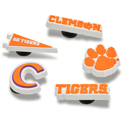 Crocs Popular | Clemson Univ 5 Pack Jibbitz™ charms