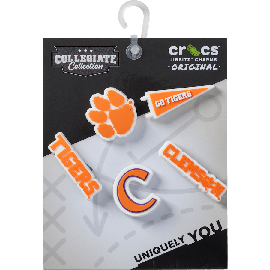 Crocs Popular | Clemson Univ 5 Pack Jibbitz™ charms